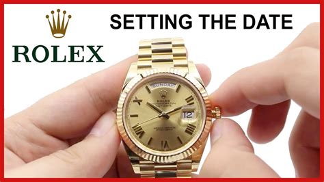 how to change date on my rolex|adjust date on Rolex datejust.